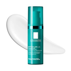 La Roche-Posay Effaclar A.Z. Gel, ácido azelaico y ácido salicílico para tratamiento del acné, antienvejecimiento y cicatrices de acné, gel facial medicado de doble acción para brotes y signos de envejecimiento, 1.35 onzas