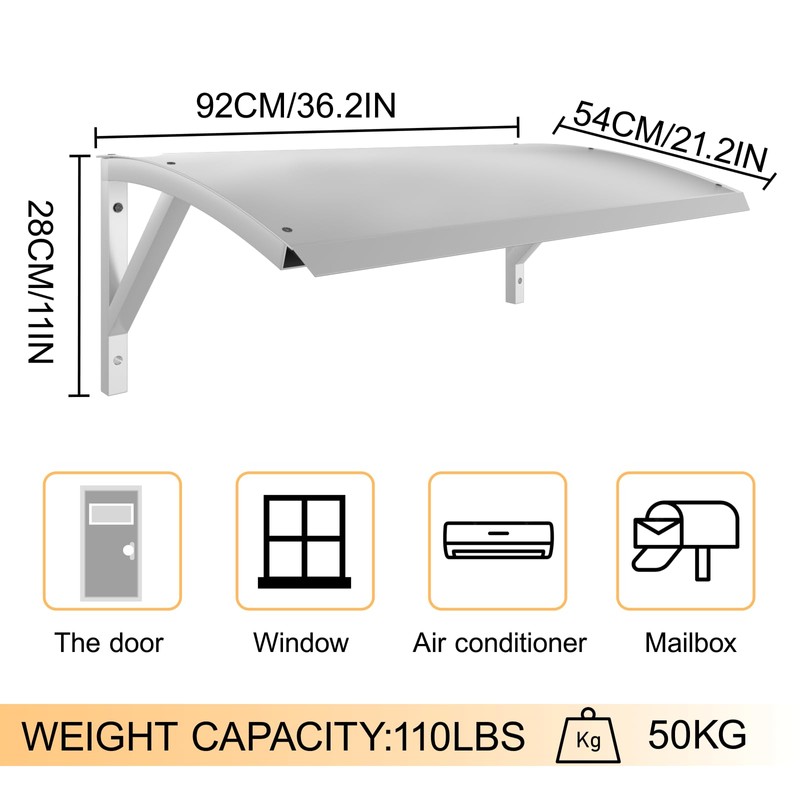 Air Conditioner Cover Outdoor AC Units Protection, Patio Awning Canopy