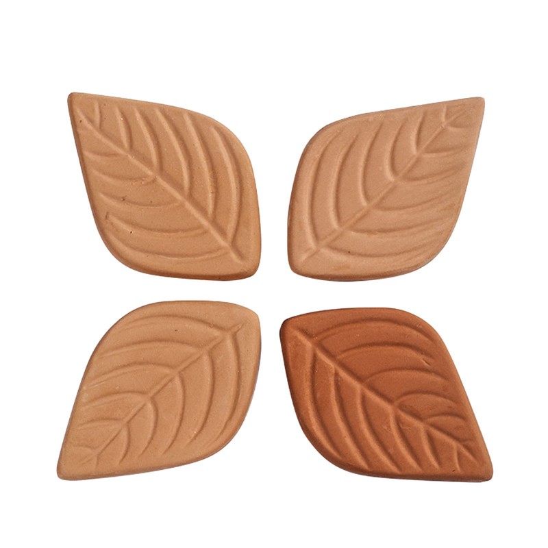 10Pcs Humidifier Sugar Saver Softener Leaf Clay Hydrostone Terracotta Humidifying
