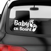 PrintAttack P003 Baby on Board Sticker Feet Baby in Car