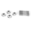 Exhaust System Stud Nut, Universal 4pcs Car Exhaust System Stud