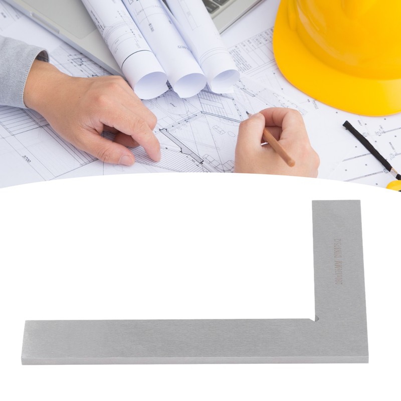 Machinist Square 200x130mm 90 Degree Right Angle High Accuracy Ergonomic