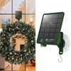 ecoCalm Solar Wreath Hangers for Front Door, Compatible with Lighted