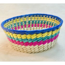 "Handmade" Tortillero Oh Panadero De Palma Mexican Handmade Tortilla Or Bread Warmer Basket