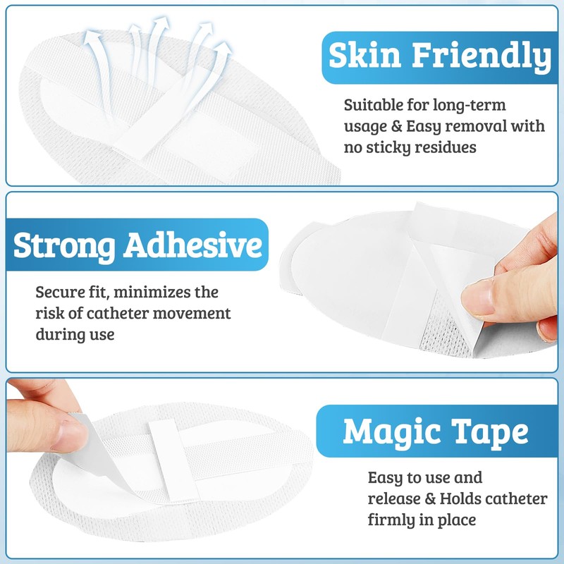 20 Pcs Catheter Stabilization Device - Foley Catheter Tube Holder