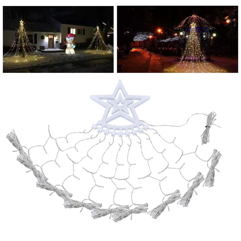 LED Star String Light Christmas Tree String Light Outdoor Decoration
