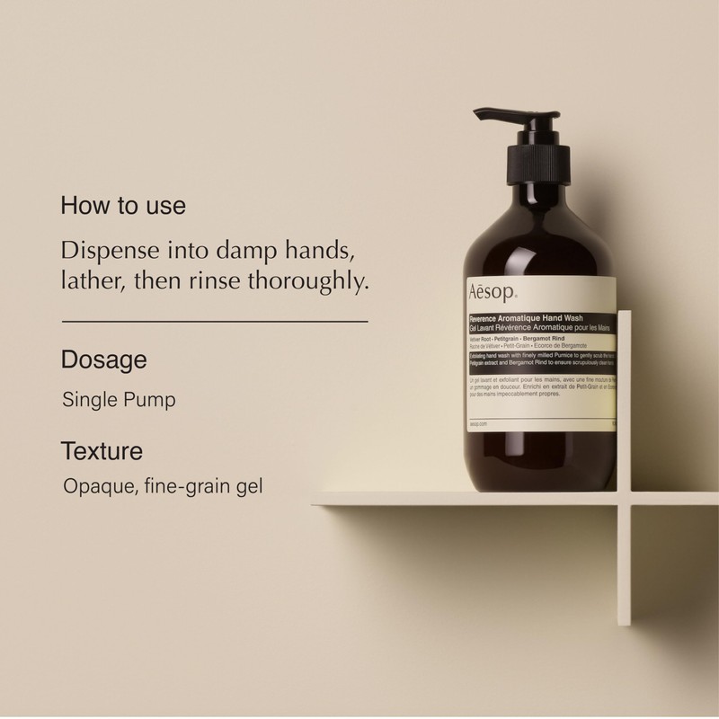 Aesop Reverence Aromatique Hand Wash | Woody, Earthy, Smoky |