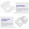 DOITOOL 8pcs Shade Clips for Window Blinds - Plastic Clear