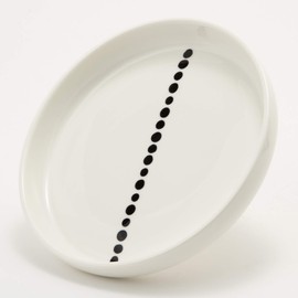 TAMAKI T-786390 Medium Plate Dot Line Dot 7.7 x 1.1 inches (19.5 x 2.8 cm)
