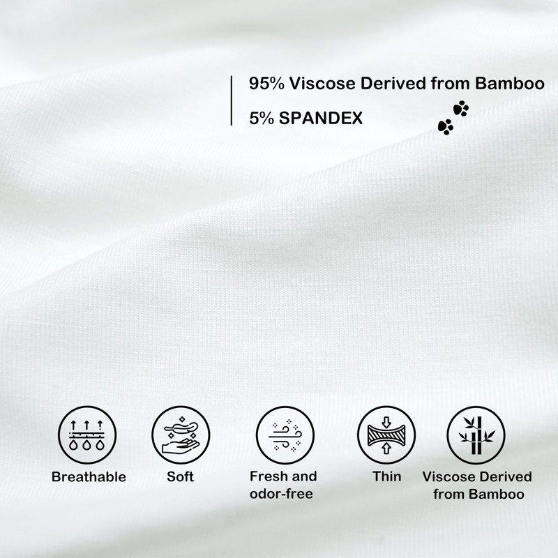 SERISIMPLE Viscose Bamboo Women Luxury Underwear Silky Comfy Ultra Soft