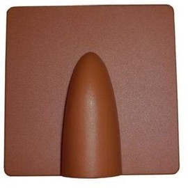 20 x Auline Brown Wall Plastic Blast Plates Cover Bricks Cable Entry for Aerial Satellite CCTV Coaxial Cable etc