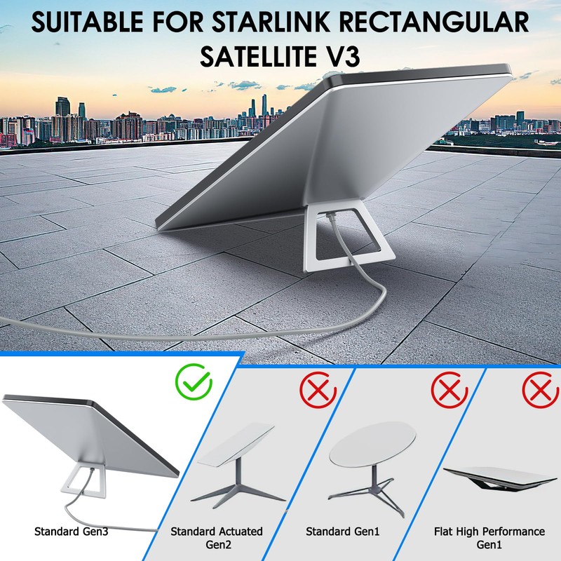 AOPOCKAN TECH Starlink Gen 3 Cable 150 ft, Starlink Standard