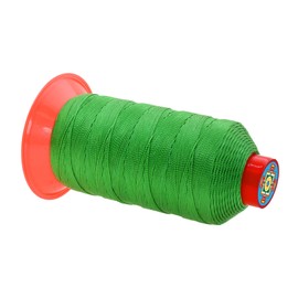 Mandala Crafts Bonded Nylon Thread Green Heavy Duty Sewing Threads - 415 YDs Size 346 210D T350 Tex 350 Thread for Leather Jeans Weaving Outdoor Marine Upholstery Threads