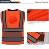 Class 2 High Visibility Reflective Safety Vests Women & Men