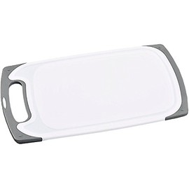 KESPER 30754 Kunststoff-Schneidebrett, 25 x 15 x 0,9 cm, grau