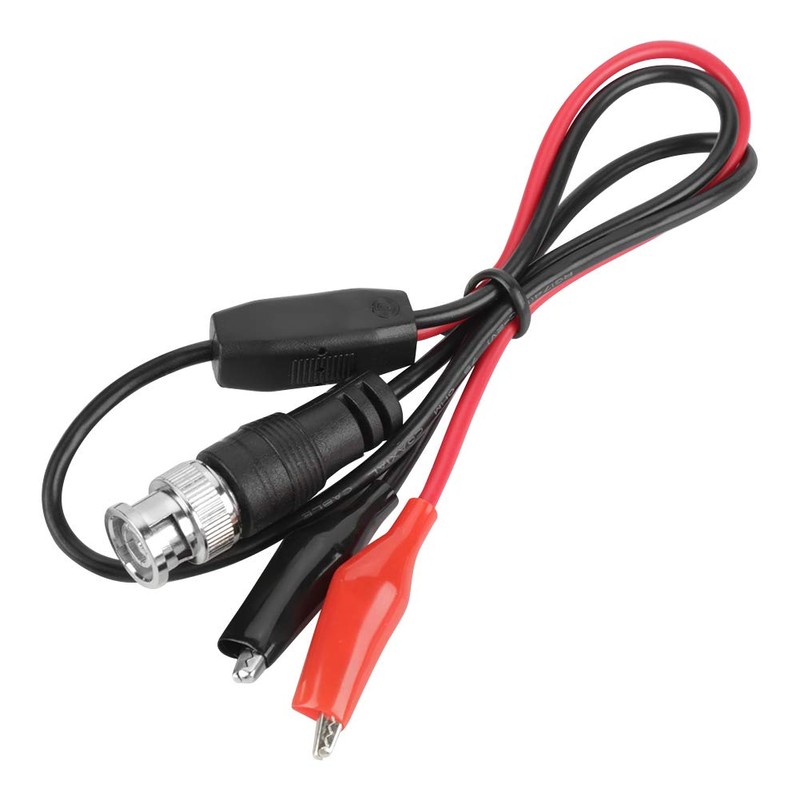 Pomya Alligator Clip BNC Plug Oscilloscope Test Probe Cable Double