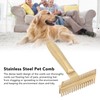 Dog Grooming Comb Multifunctional Remove Hair Thoroughly Hollow Core Handle