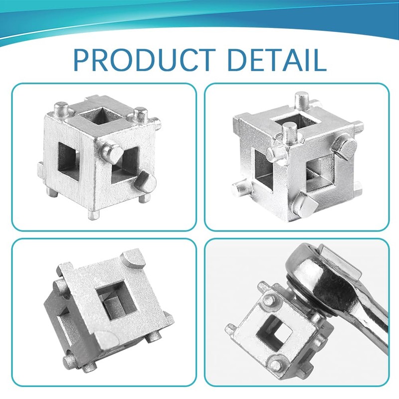 Lyxheth Cube Brake Caliper Compression Tool, Caliper Piston Compressor Tool,