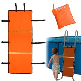 Safety Pool Ladder Guard for Kids,19.7 X 49.2in Pool Ladder Protector Cover with a Storage Bag to Stop Kids from Climbing,Falling,Drowning,Bunk Bed Ladders Guard Protector Pad