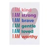 'I Am' Temporary Tattoo - Water Resistant, Skin-Safe, Non-Toxic Transfer