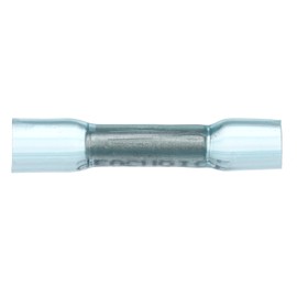 Seachoice Marine Grade Heat Shrink Butt Connector, Fits 16-14 Wire Range, Blue, Pack of 100