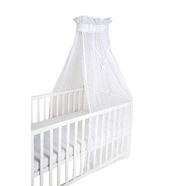 roba safe asleep Baby Cot Canopy Air Bed Canopy White Mesh Canopy for Baby Cot