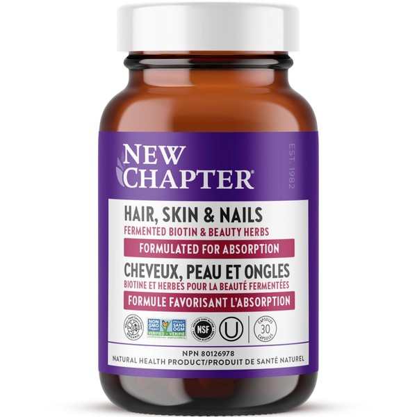 New Chapter Perfect Hair Skin and Nails Vitamins with Fermented