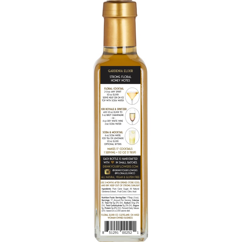 Floral Elixir Co. - All Natural FLOWER Syrup for Cocktails