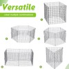 Zubebe 10 Pack Small Wire Plant Protectors Square Plant Protectors