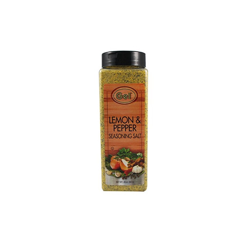GEL Brand Gourmet Lemon Pepper Seasoning 20 oz Family Size