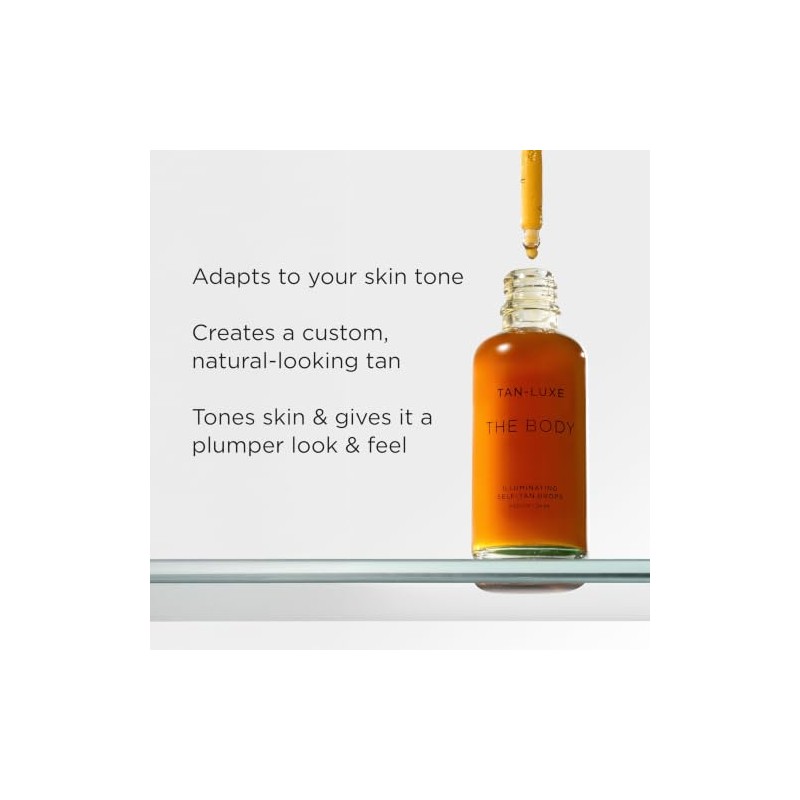 Tan Luxe The Body Illuminating Self Tan Drops Light/Medium