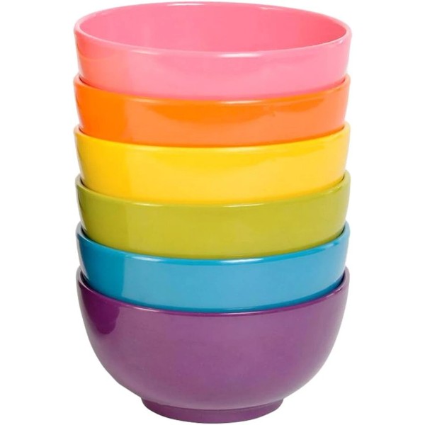 Does not apply Melamine Mini Bowls, 6-Piece Set, Small Serving