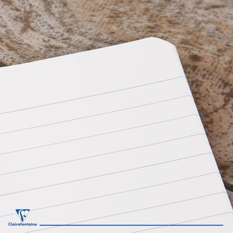 Clairefontaine 785964C Collection Age Bag Blue Spiral Notebook - 9x14