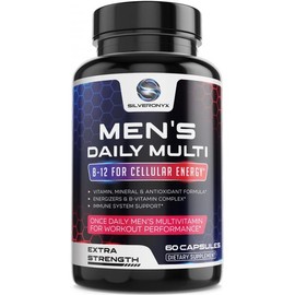 남성용 멀티비타민 - A, C, D, E, B, 리코펜, 아연, 칼슘 - 에너지, 면역, 건강 지원 - 60캡슐 Men's Multivitamin - A, C, D, E, B, Lycopene, Zinc, Calcium - Energy, Immune, Health Support - 60 Capsules