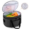 LUXJA Double Layers Slow Cooker Bag (with a Bottom Pad