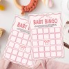 WUAWN Baby Shower Bingo Game Cards, Pink Bow Bingo Game