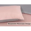 Ev Dekor Double Duvet Cover Sets – Reversible Brushed Microfiber
