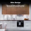 6PCS x 12 Inch Under Cabinet Lights Plug-in, Dimmable LED