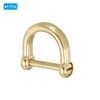 PATIKIL D-Ring Shackle, 4 Pack 1/2 Inch Inside Width Solid