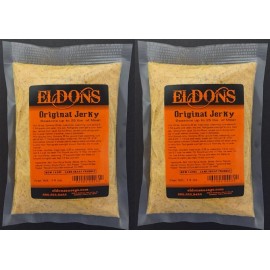 Eldons 2 Bags of Original Jerky Seasoning Spice with Cure 28 oz. Seasons 50 Lbs #4082