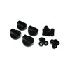 Ufixt Universal Black Control Knobs for Ovens, Cookers and Hobs