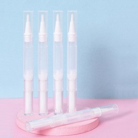 Set of 5 small vacuum 3mm brush pen containers for nail art oil, etc. - Vacuum container-01 brush pen 5 pieces / 네일 아트 오일 등 소분 진공 3mm 붓펜 용기 5개 세트 - 진공용기-01붓펜5개입