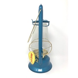 Dietz Monarch #10 Hot Blast Blue and Gold Kerosene Lantern Vintage Style Oil Lamp