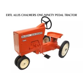 Allis Chalmers Ertl Allis Chalmers One-Ninety Pedal Tractor NEW METAL SIGN: 9x12" Ships Free