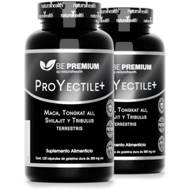 Natural Health Suplemento Testo para Hombre  Maca, Tongkat Ali, Shilajit y Tribulus Terrestris  2 Frascos de 120 cpsulas  Suplemento de Origen Natural