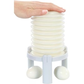 As Seen On TV Eggstractor Egg Peeler, White - As Seen on TV