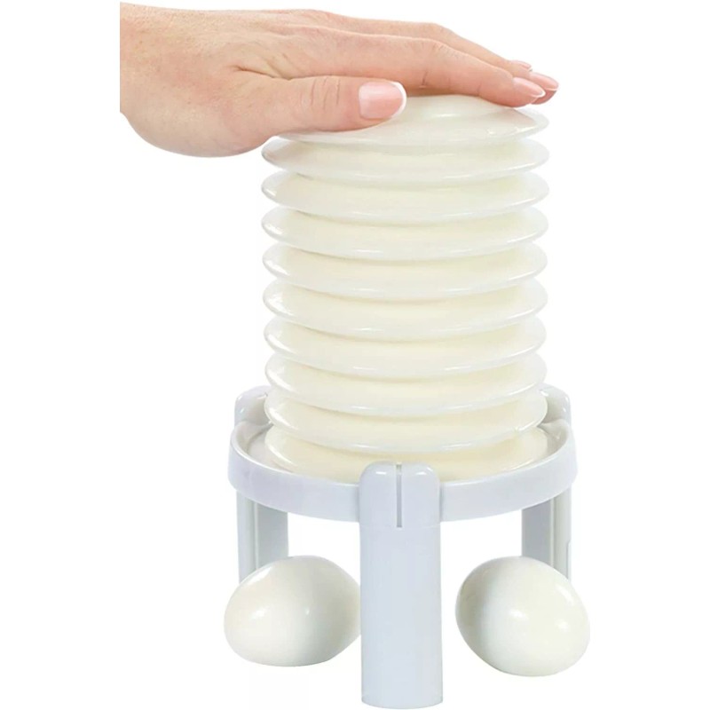 As Seen On TV Eggstractor Egg Peeler, White - As