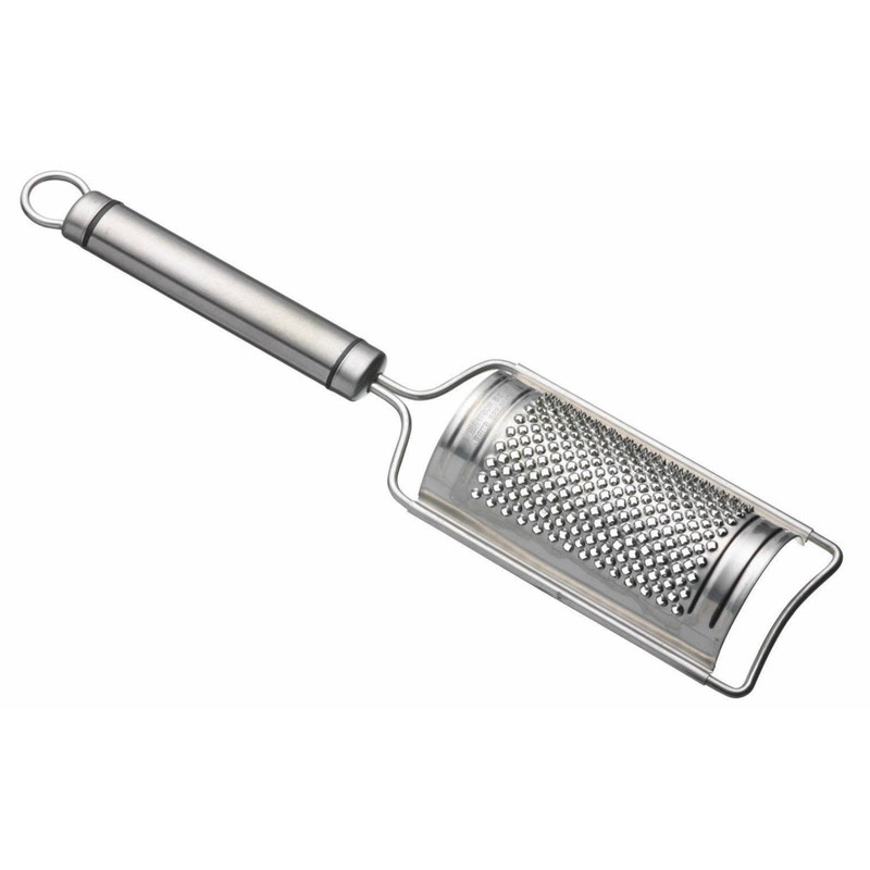 KitchenCraft KCPROCG Professional Flat Cheese Grater, Stainless Steel, 21 cm,