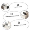 SEWACC 4pcs Front Installation Clamps Cabinet Hardware Fixing Clips for