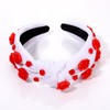HZEYN Flower Headbands for Women Girls Summer Flower Embellished Knotted